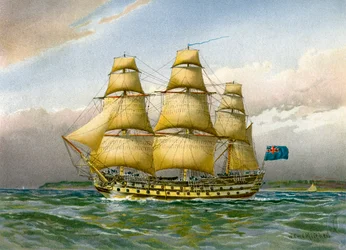 Royal Navy Battle Ship, c1760-c1893