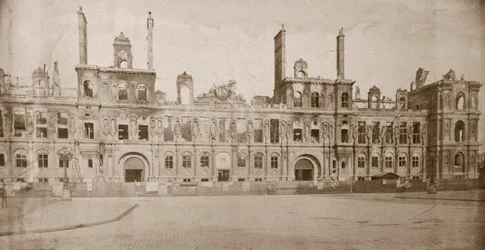 Ruins of the Hotel de Ville, Paris, May 1871
