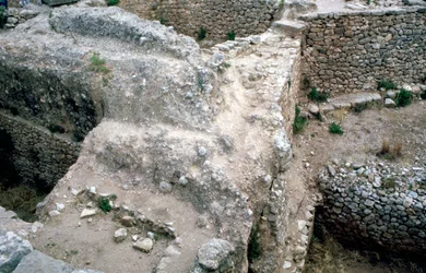 Ruins of the prehistoric Greek city of Mycenae