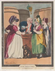 Rum Characters in a Shrubbery, November 1, 1808