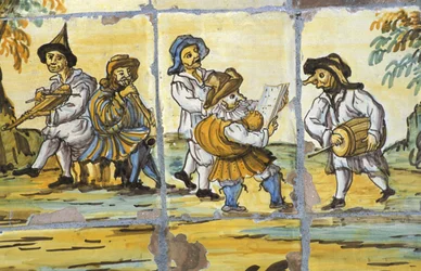 Rural concert, Chiostro delle Clarisse, Naples, Campania, Italy