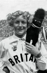 Ruthley Moris-Hancock, British swimmer, Berlin Olympics, 1936
