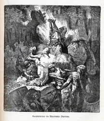 Sacrificing to Heathen Deities