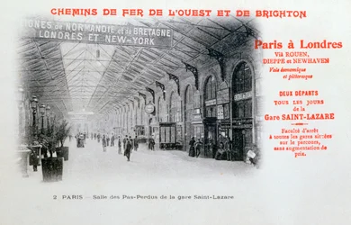 Saint-Lazare Station, Paris, c1900
