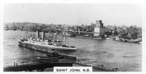 Saint John Harbour, New Brunswick, Canada, c1920s