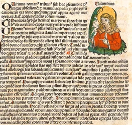 Saint Valentine from the Nuremberg Chronicle, 1493