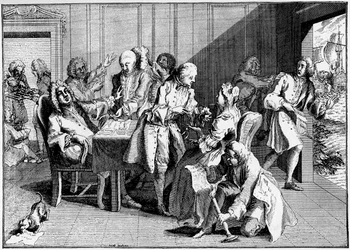 Satire on Walpole, 1738, 1910