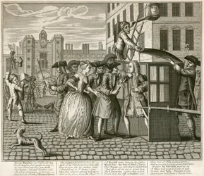 Satirical Print Depicting St James Palace, London