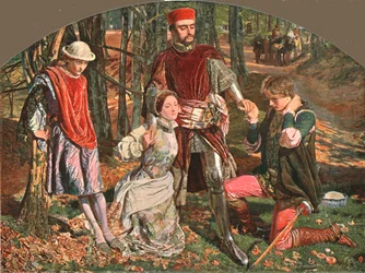 Scene from The Two Gentlemen of Verona, c1902