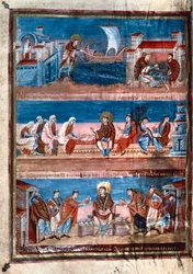 Scenes from the Life of St Jerome, from the Bible of Charles the Bald