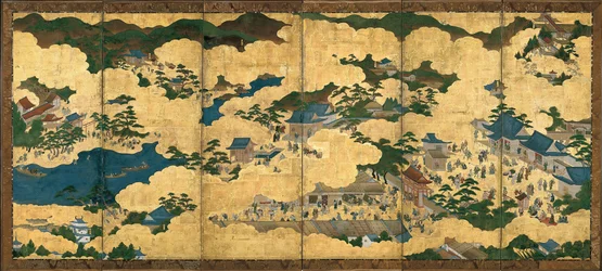 Scenes in and Around Kyoto, ca 1690