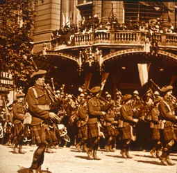 Scottish soldiers, 14 July 1919