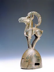 Scythian Terminal in the Form of a Mountain Goat, Tagar Period