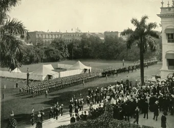 Second Arrival of Lord Curzon at Government House, 1904
