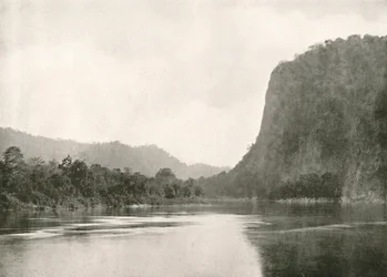Second Defile on Irrawaddy River, near Bhamo, 1900