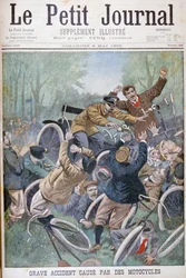 Serious Accident Caused by Bicycles, Paris