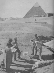 Serving in the Middle East, 1945