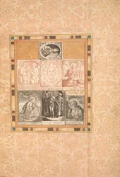 Seven Devotional Scenes, Folio from the Bellini Album, ca. 1600