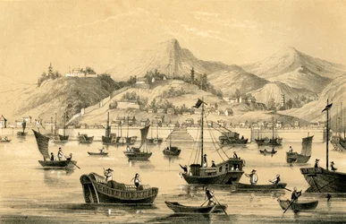 Shanghai, One of the Five Ports Opened by the Late Treaty to British Commerce