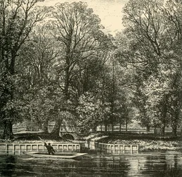 Sheep Bridge and Sixth Form Bench