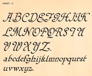Sheet 11, from a Portfolio of Alphabets, 1929