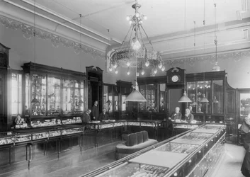 Shop in the House of Fabergé, St Petersburg, Russia, 1910