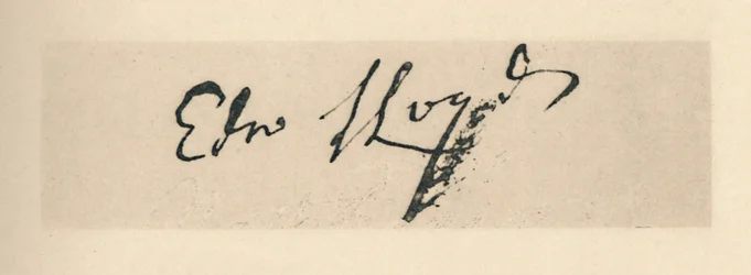 Signature of Edward Lloyd, 1712