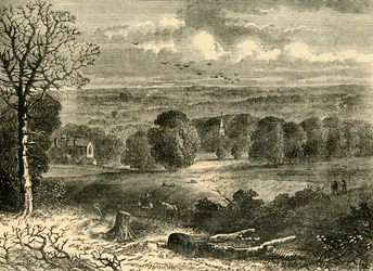 Site of the Crystal Palace in 1852, c1878