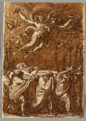 The Apostles Carrying the Body of the Virgin to the Tomb (Study after Lodovico Carracci)