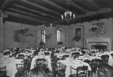 South-east dining room, the Fraternity Clubs Building, New York City, 1924