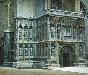 South West Porch, Canterbury Cathedral, 1890