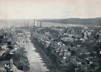 St. Andrews - View of the Town from College Church Tower, 1895