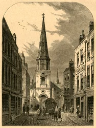 St. Antholins Church, Watling Street 1868, 1897