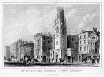 St Dunstans Church, Fleet Street, City of London