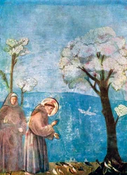 St Francis Preaching to the Birds, 1297-1299