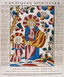 St Joseph and Jesus Walking Hand-in-Hand, 18th century