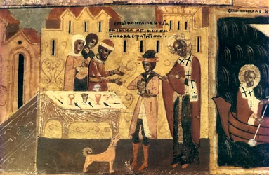 St. Nicholas, fragment, 18th century