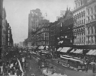State Street, Chicago, c1897