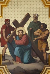 Station of the Cross in Saint-Louis cathedral, Blois, France