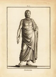 Statue of the Roman god Jupiter