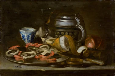 Still Life with Crayfish and Oysters