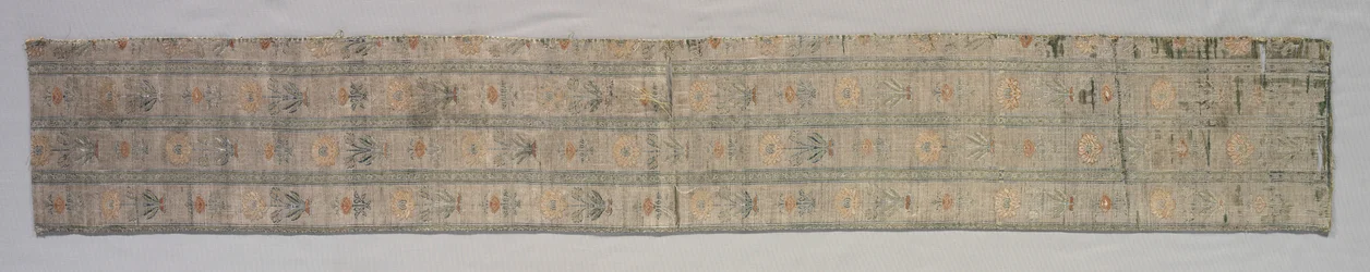 Surround for Turkish Silk Cushion Cover, early 1600s