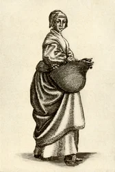 Swedish Woman in Clogs
