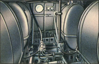 Tanks on board the Dornier Wal flying boat