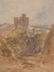 Tantallon Castle, a Study, ca. 1830