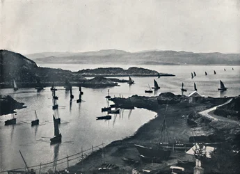 Tarbert - Fishing Boats Going Out, 1895