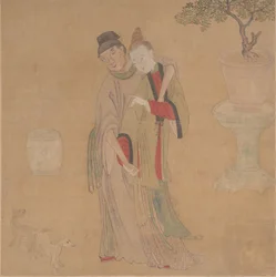 Tartar Officer with Blonde Lady
