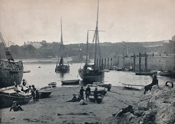 Tenby - In the Harbour, 1895