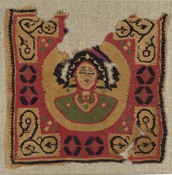 Textile Fragment, Coptic, 6th-7th century