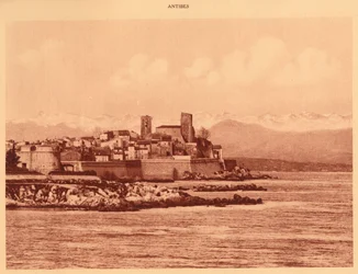 The Alps Ridge and Antibes, 1930